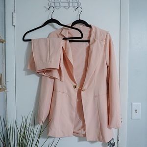 Milanoo Two Piece Blazer, Short Set - Size XL
